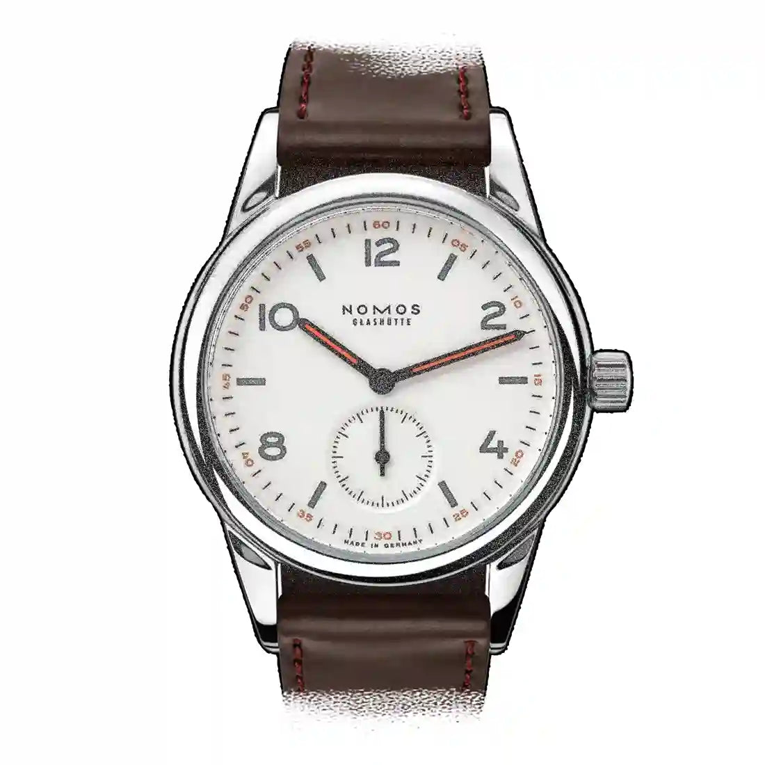 Nomos Glashütte Club Handaufzug Weiß