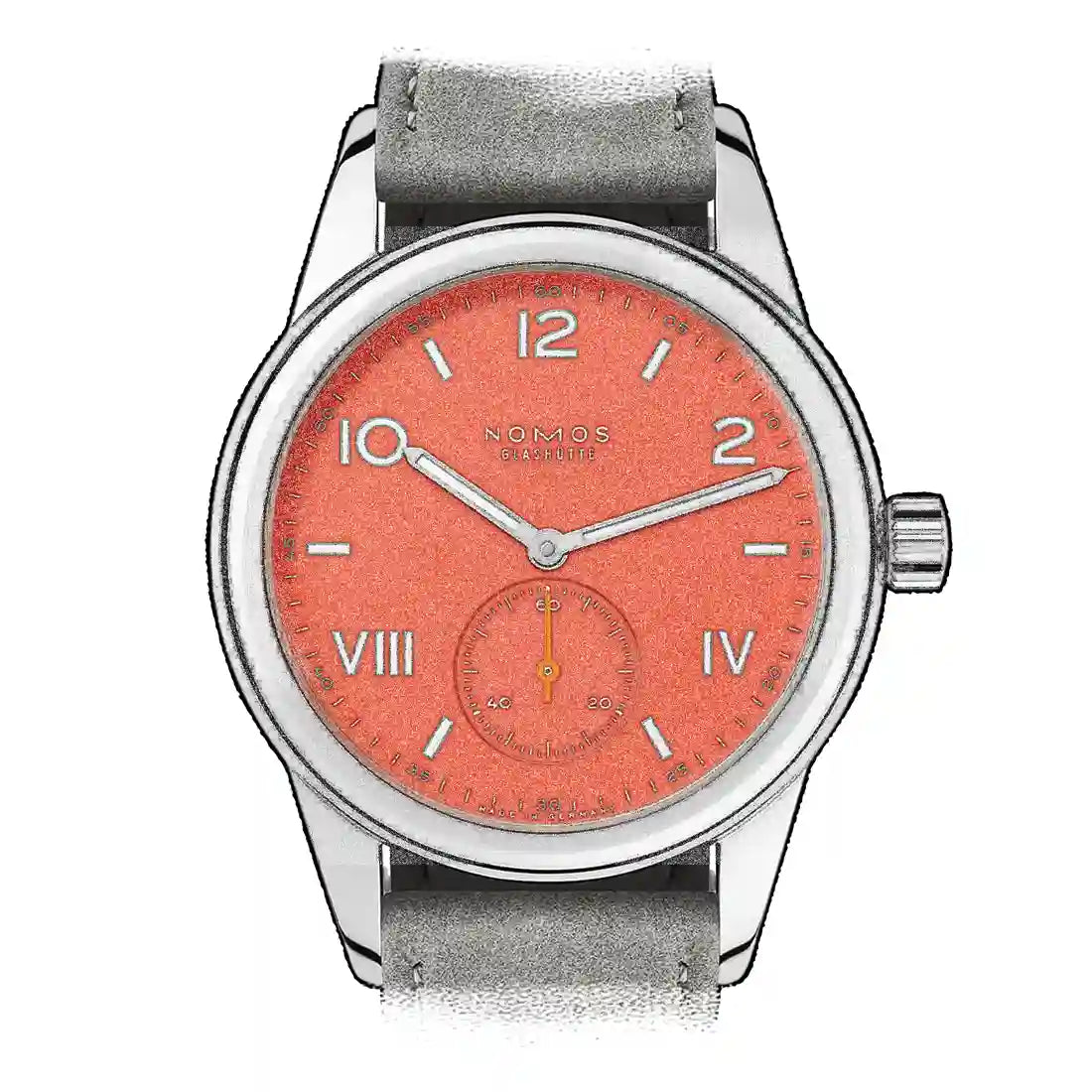 Nomos Glashütte Club Handaufzug Rot