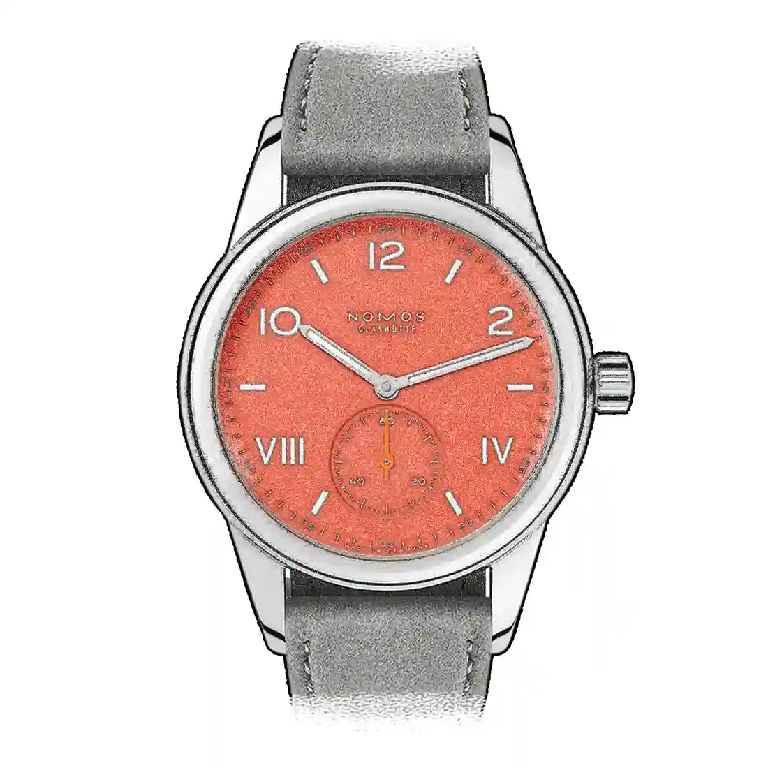 Nomos Glashütte Club Handaufzug Rot