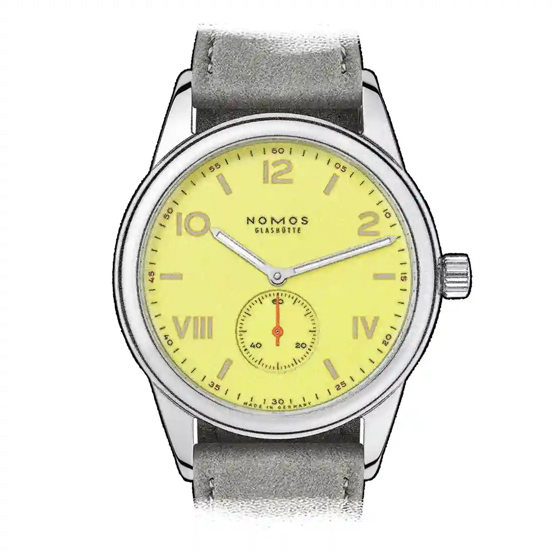 Nomos Glashütte Club Manual Winding Yellow 38mm