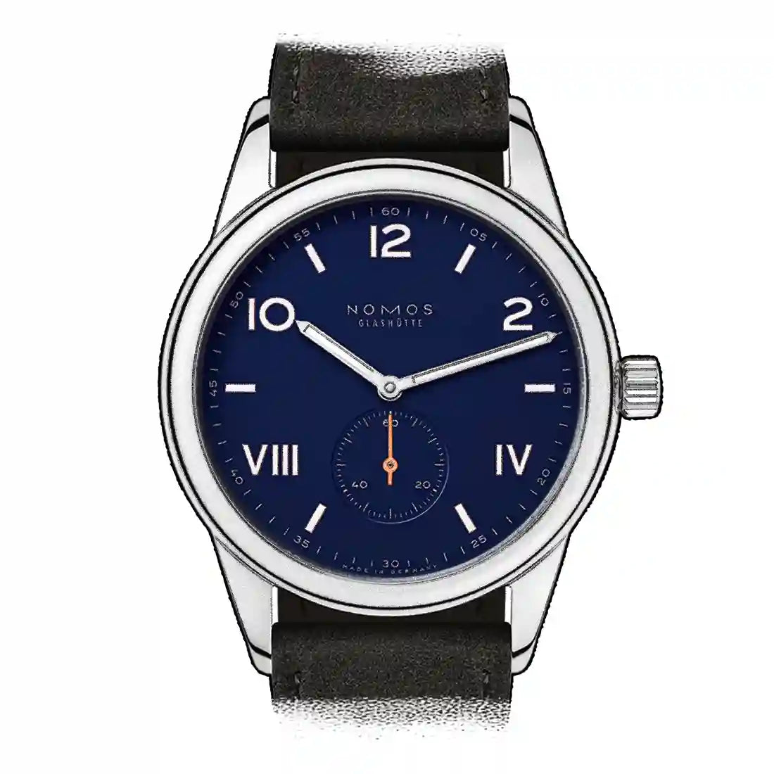 Nomos Glashütte Club Manual Winding Blue 38mm