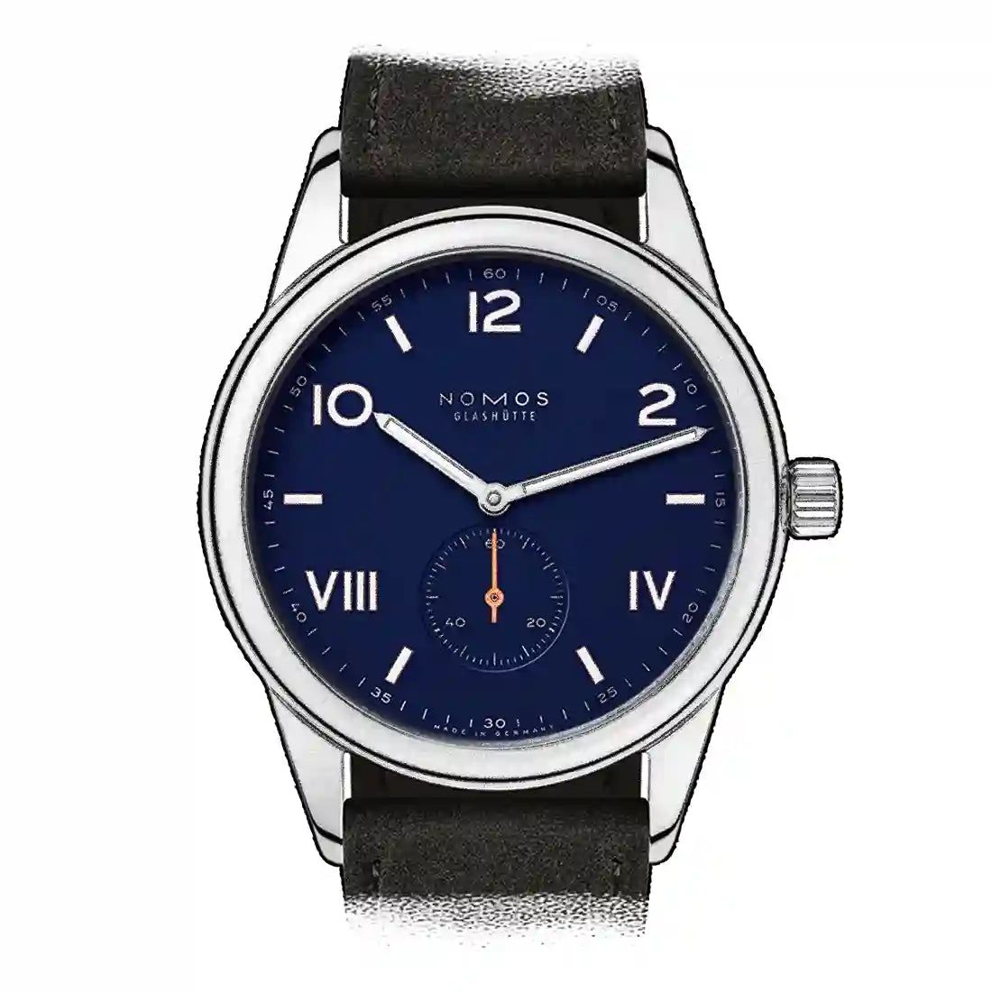 Nomos Glashütte Club Manual Winding Blue 38mm