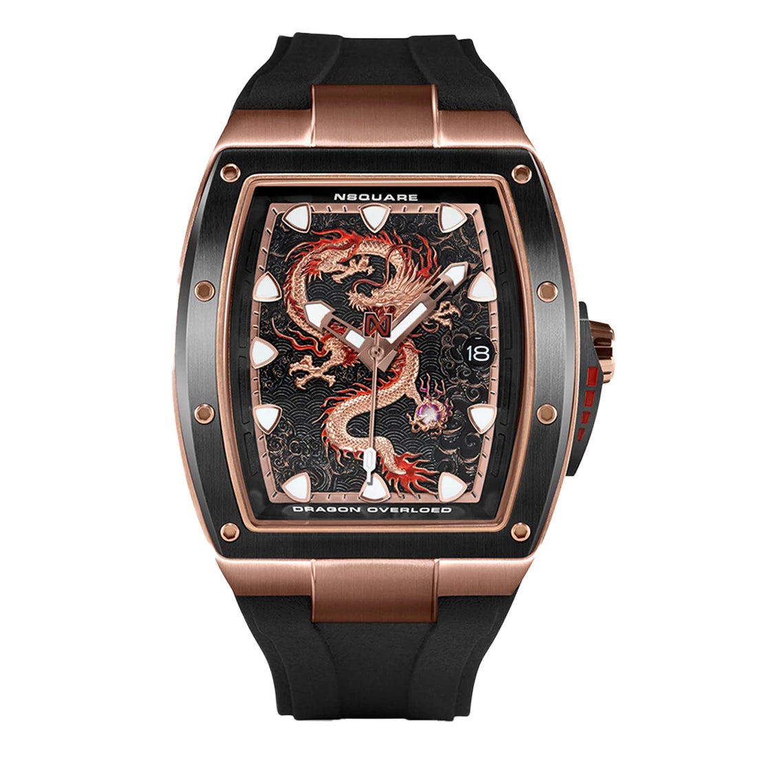 NSquare Dragon Automatik Schwarz