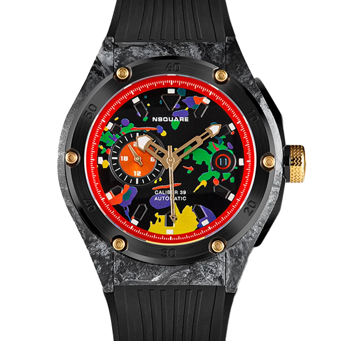 NSquare Multicoloured Automatik Schwarz