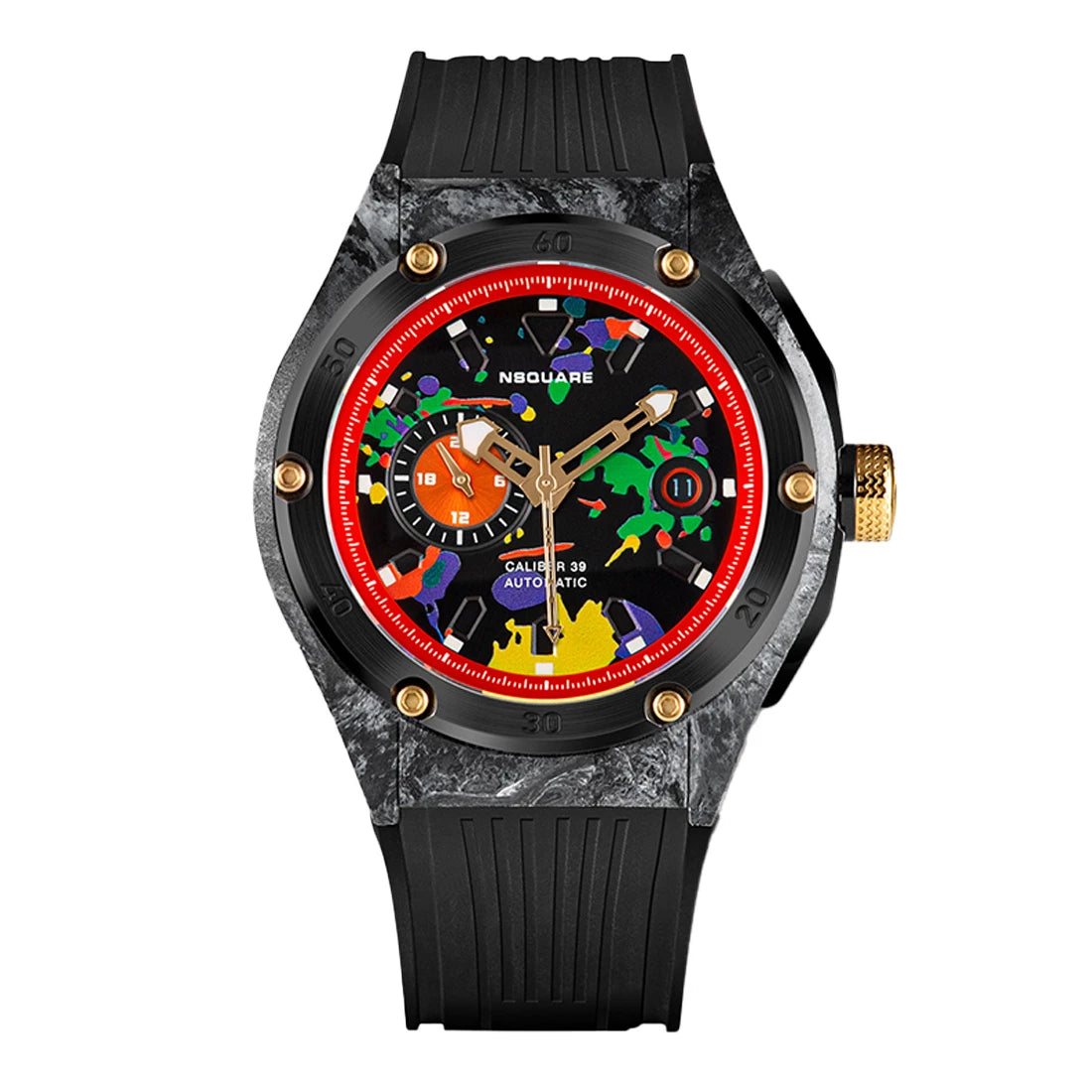 NSquare Multicoloured Automatik Schwarz