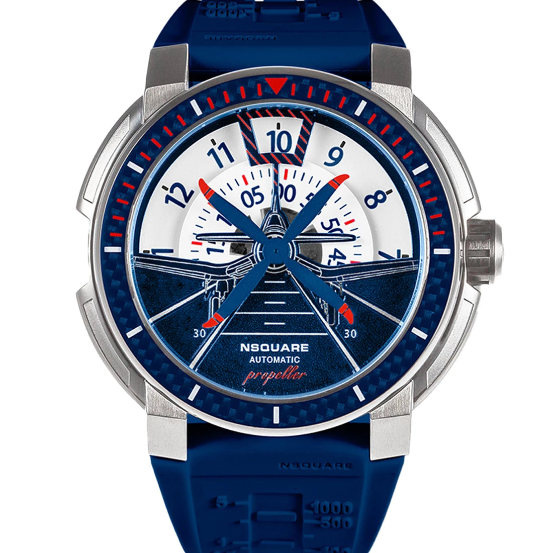 NSquare Propeller Automatic Blue 48mm