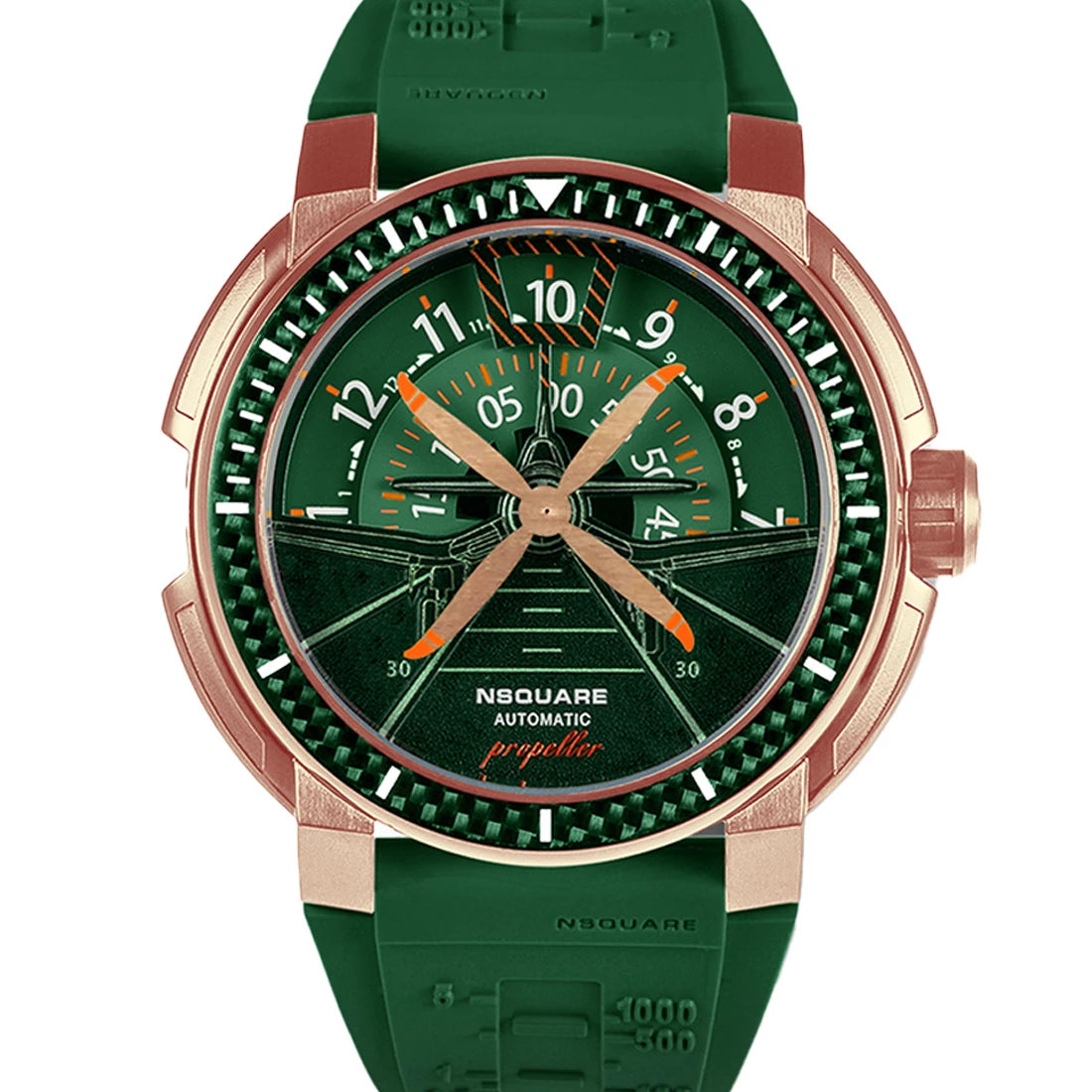 NSquare Propeller Automatic Green 48mm
