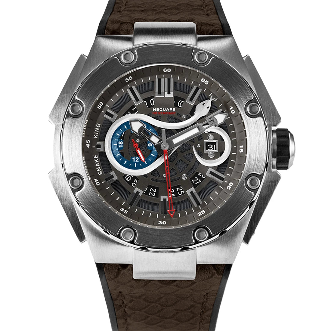 NSquare Snake King Automatic Brown 46mm