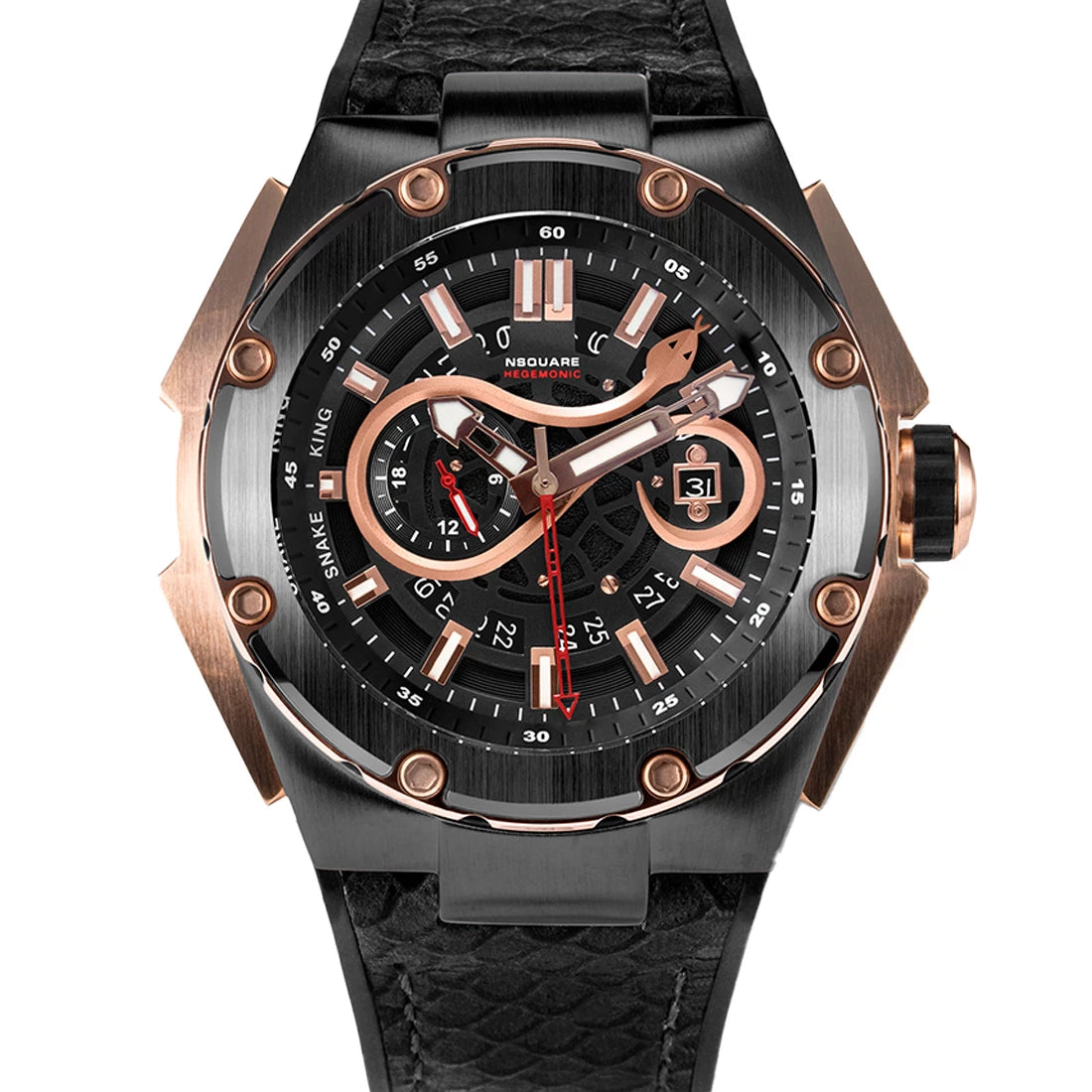 NSquare Snake King Automatic Black 46mm