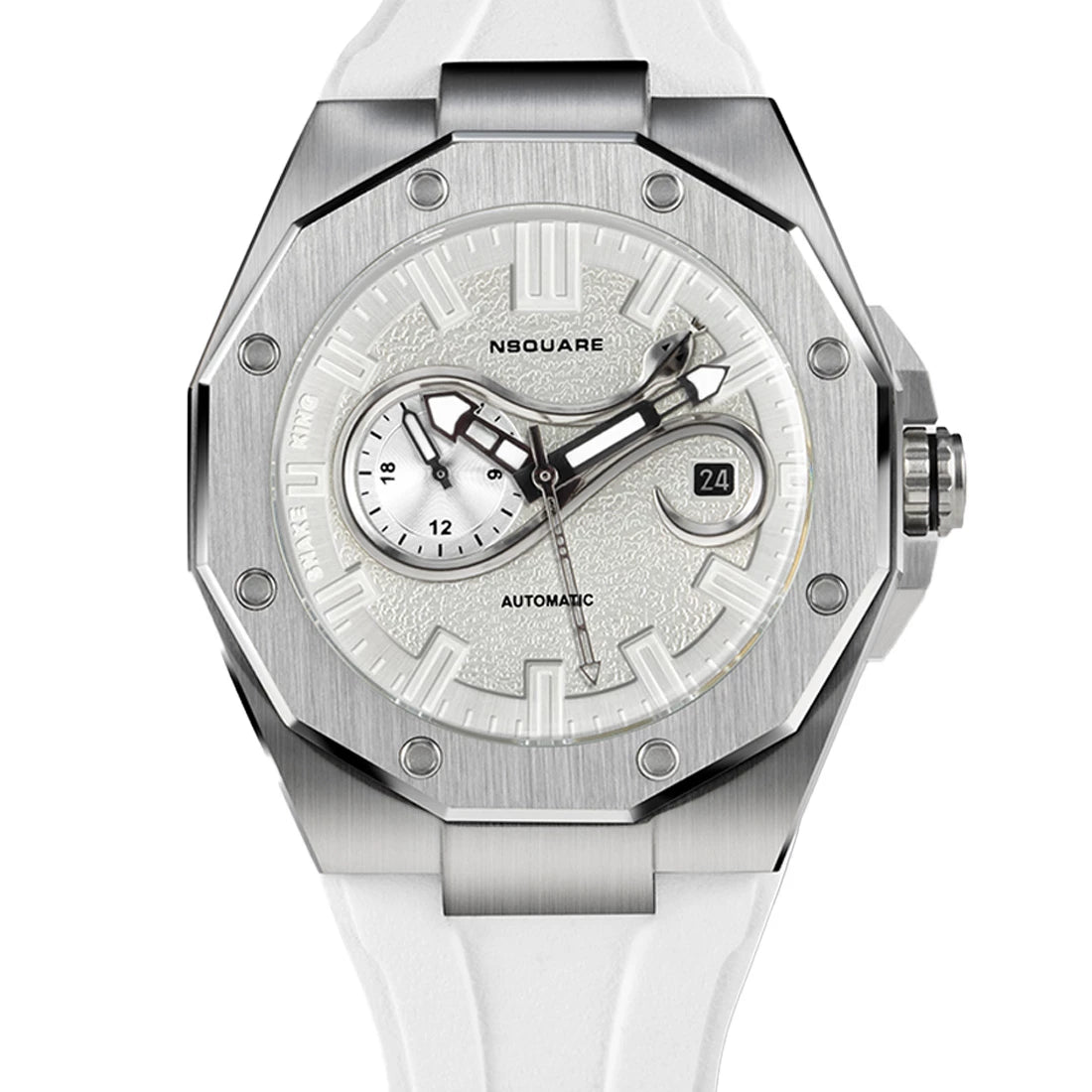 NSquare Snake King Automatik Weiß