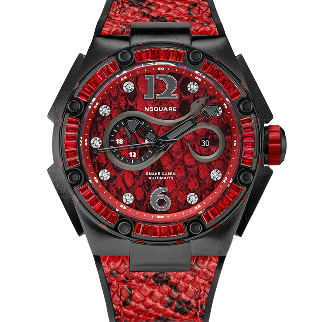 NSquare Snake Queen Automatic Red 46mm