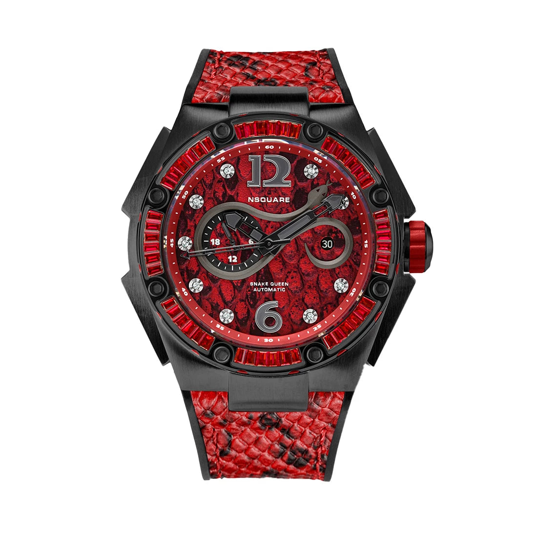 NSquare Snake Queen Automatic Red 46mm