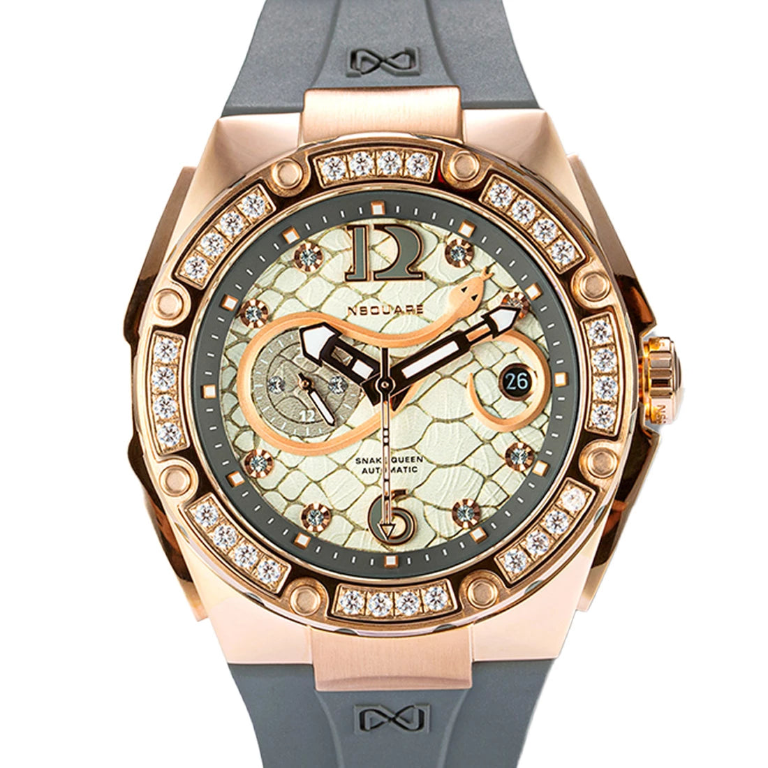 NSquare Snake Queen Automatic Grey 39mm