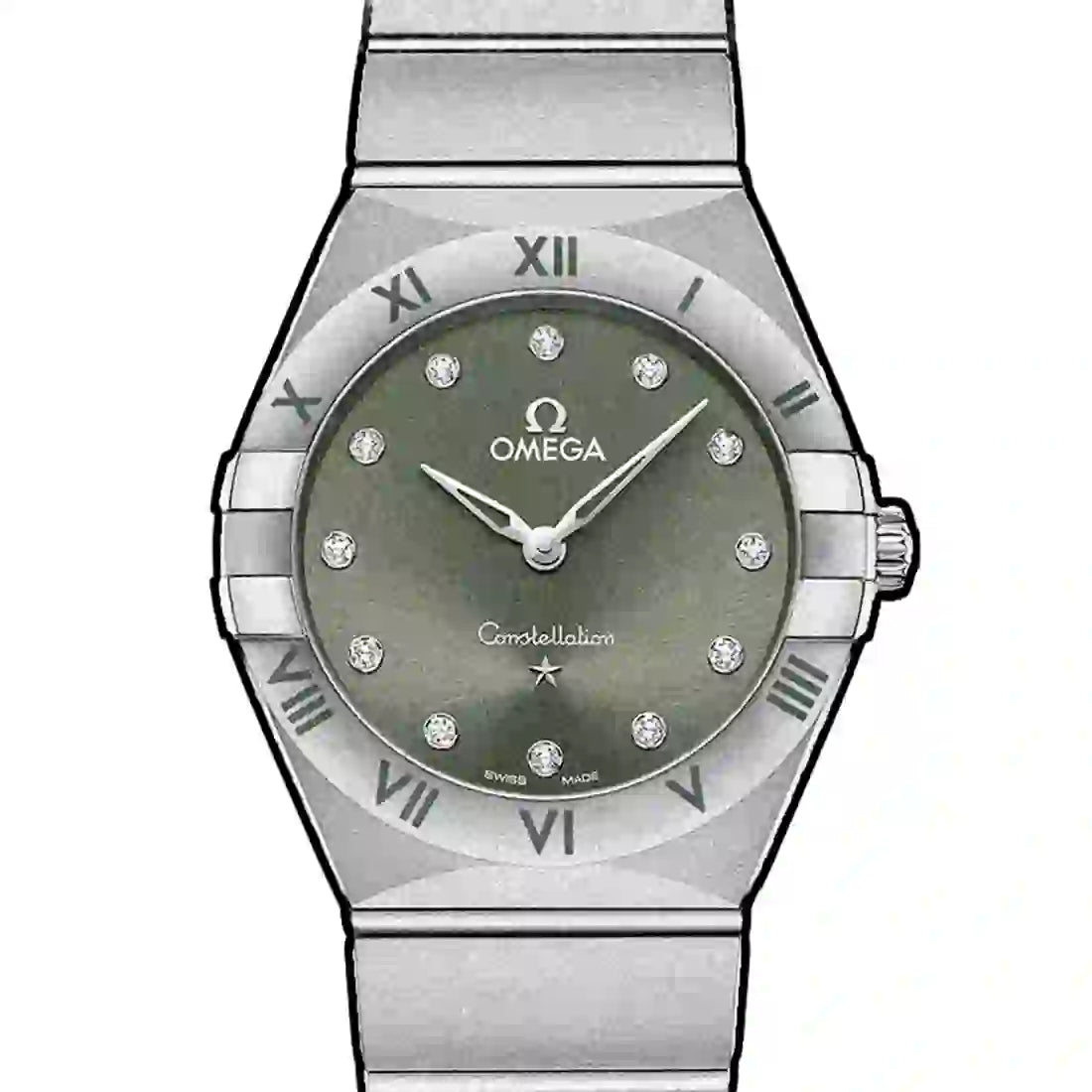 Omega Constellation Quarz Green 28mm