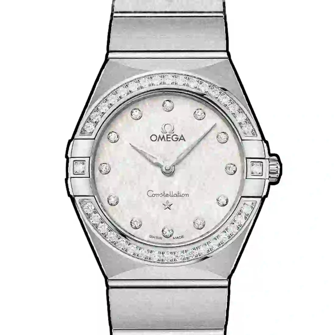 Omega Constellation Manhattan Quartz Silver 28mm