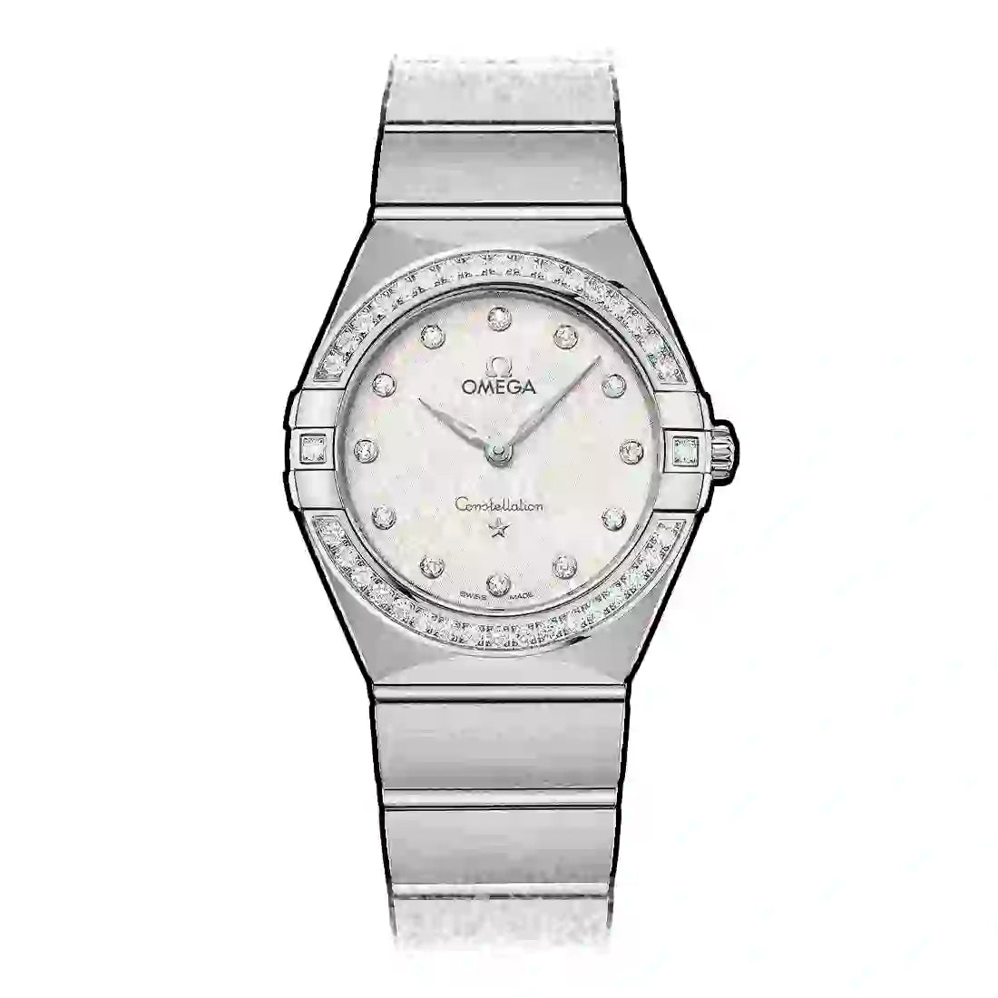 Omega Constellation Manhattan Quartz Silver 28mm