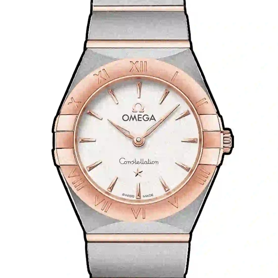 Omega Constellation Manhattan Quartz Silver 25mm