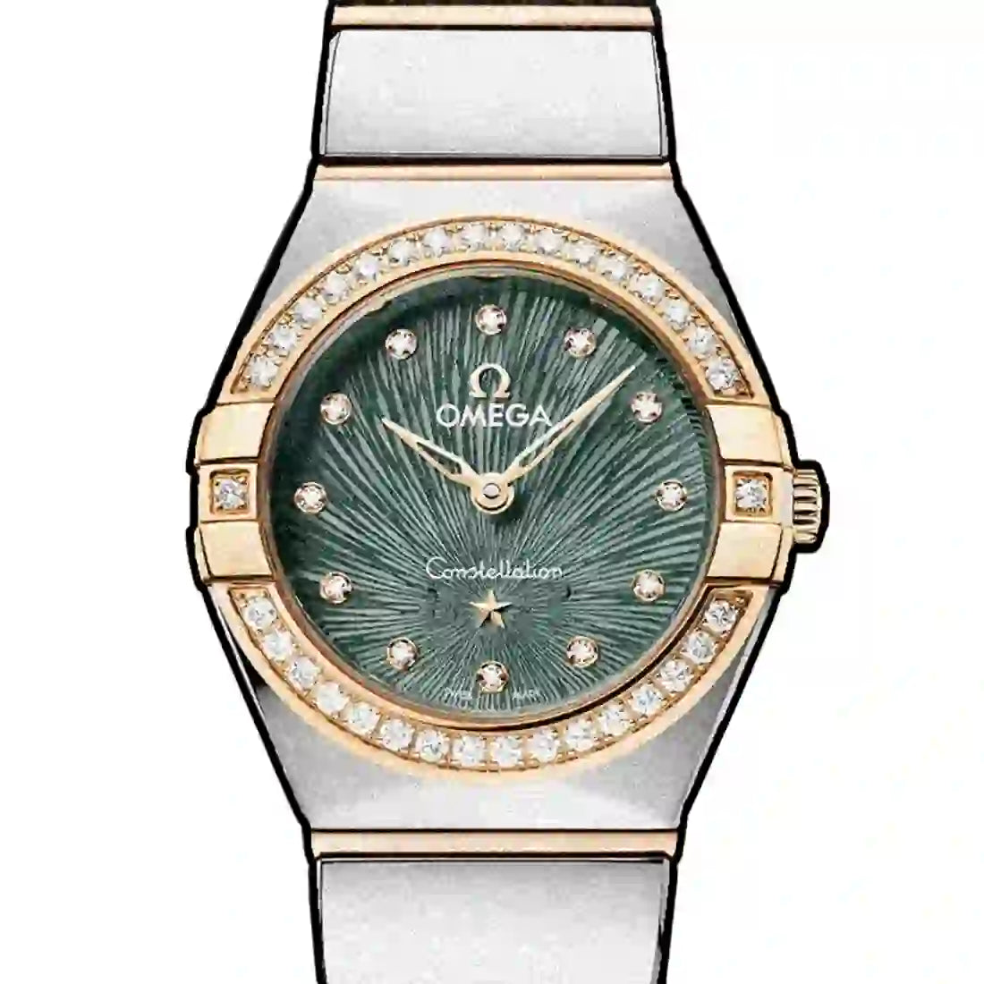 Omega Constellation Quartz Green 25mm