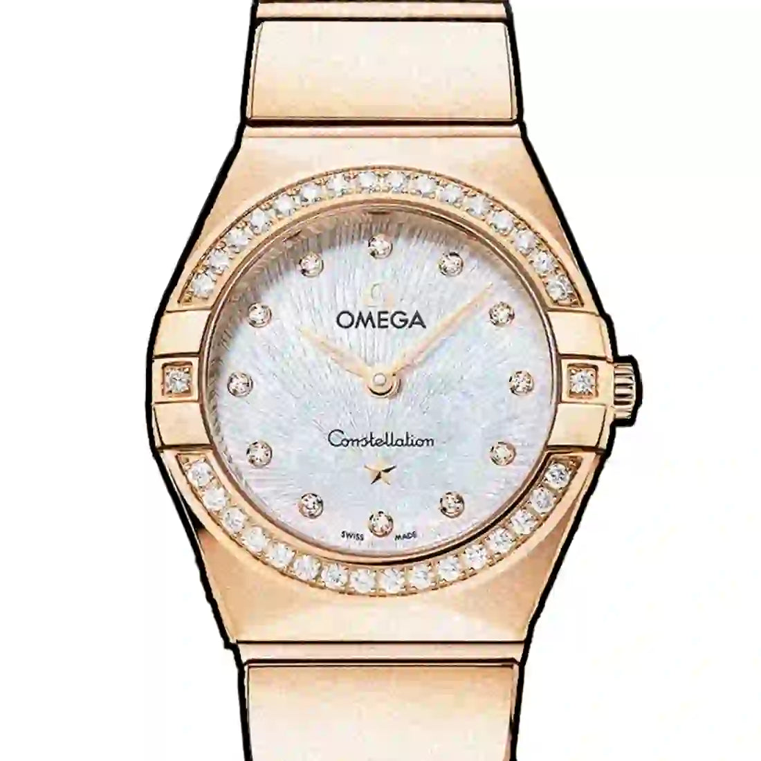 Omega Constellation Quartz Silver 25mm