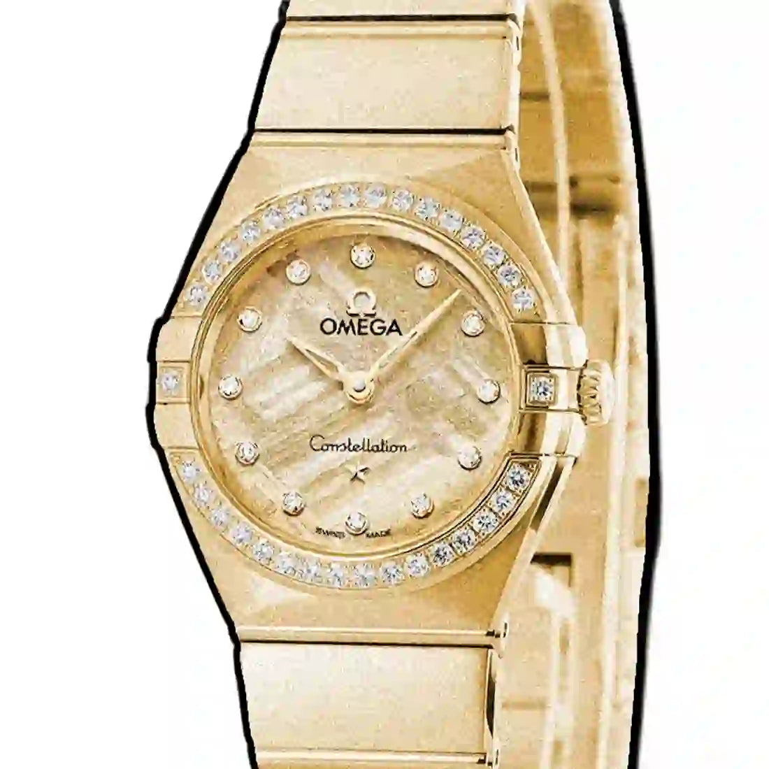 Omega Constellation Quartz Yellow 25mm