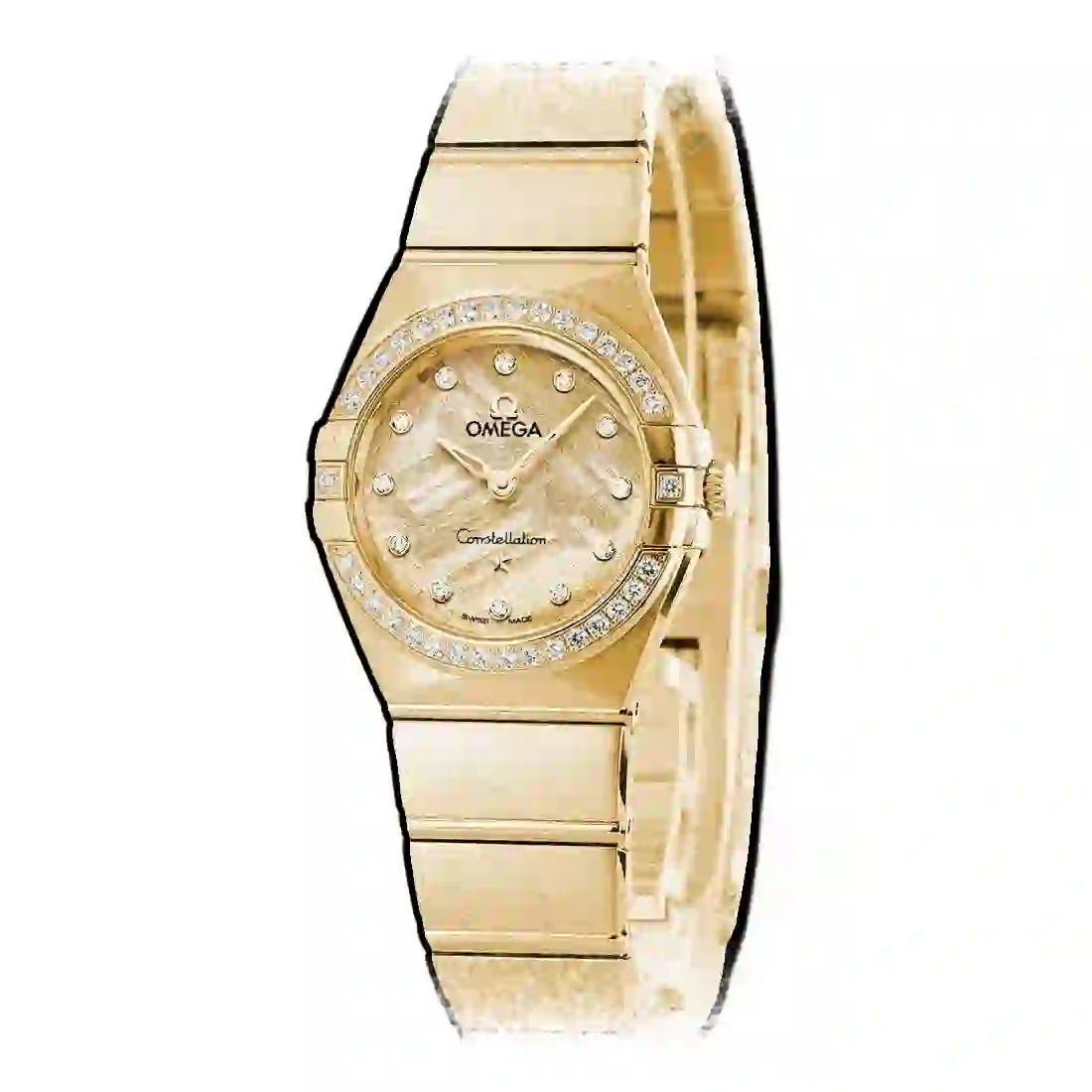 Omega Constellation Quartz Yellow 25mm