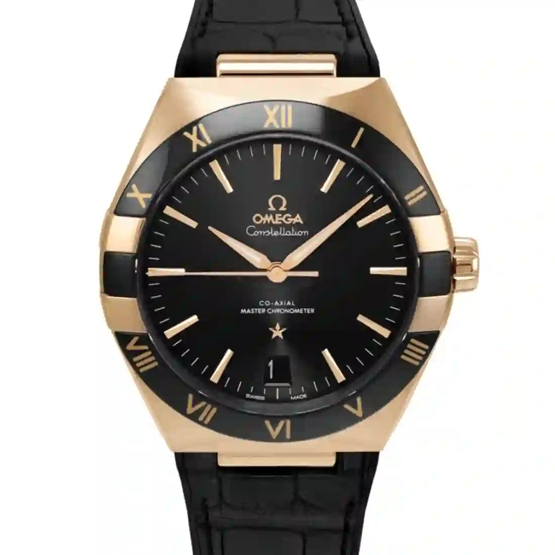 Omega Constellation Automatik Schwarz