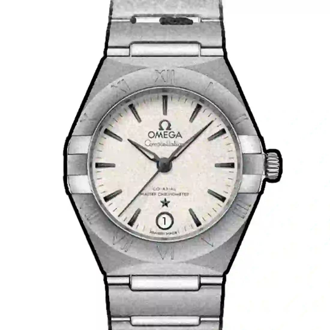 Omega Constellation Automatik Silber
