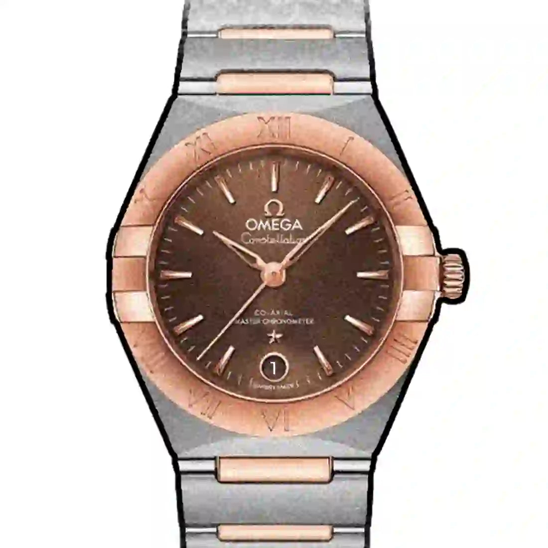 OMEGA Constellation Automatik Braun