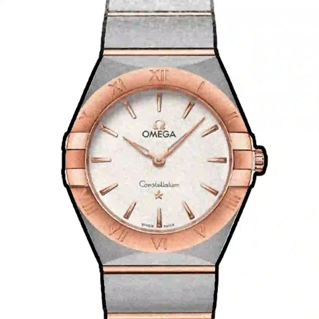 OMEGA Constellation Quarz Silber