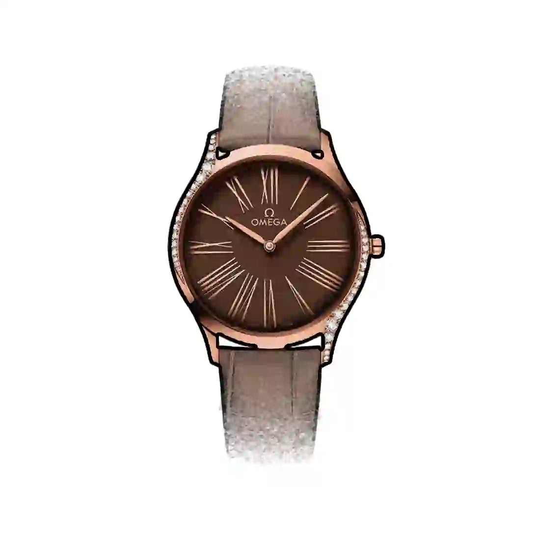 Omega De Ville Quarz Braun