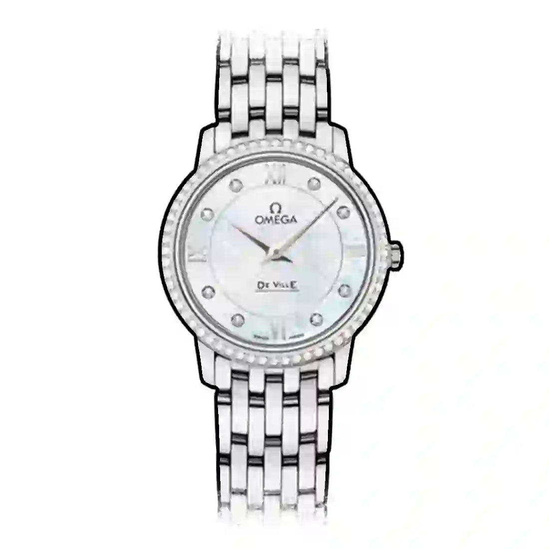 Omega De Ville Prestige Quartz White 27mm