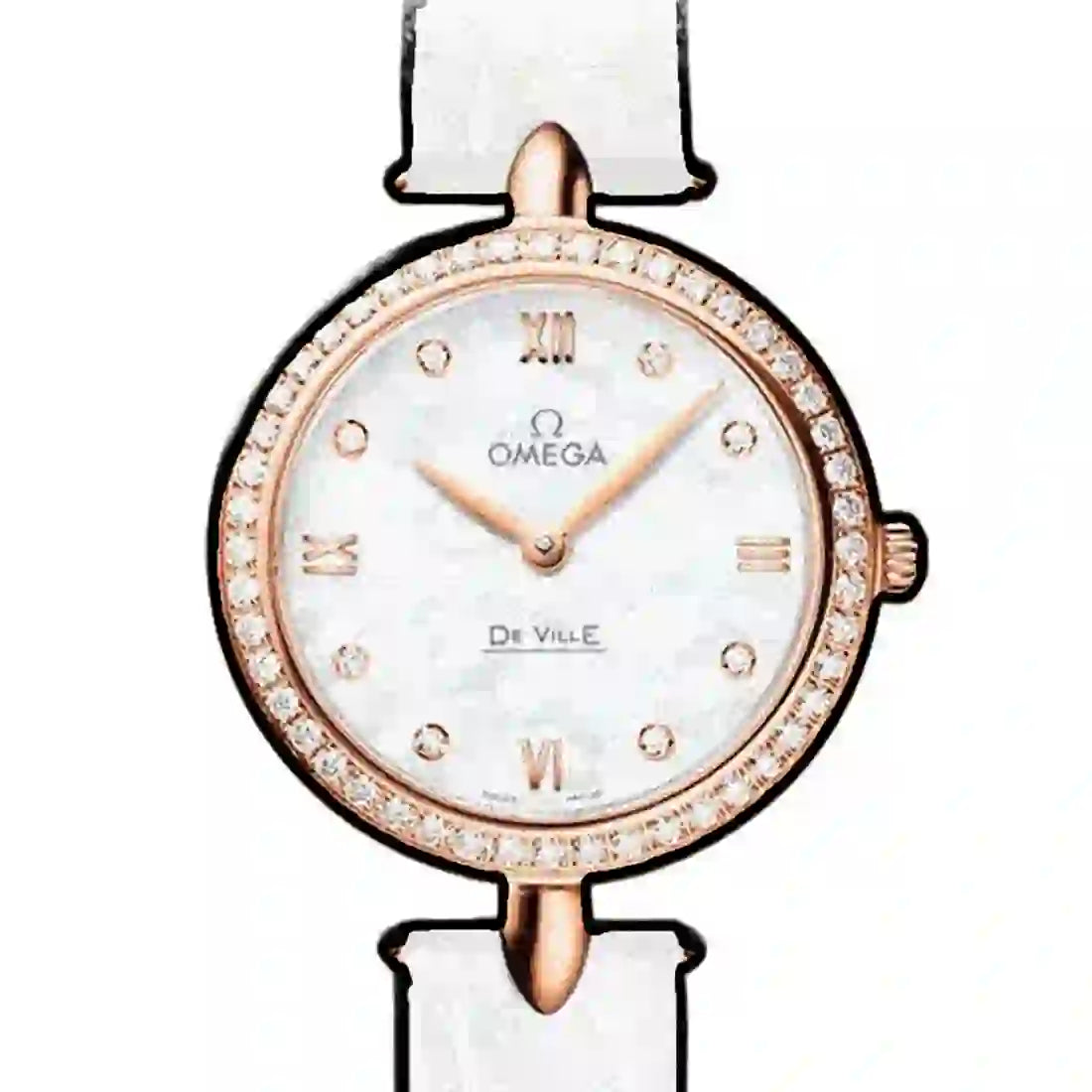 Omega De Ville Quartz White 27mm