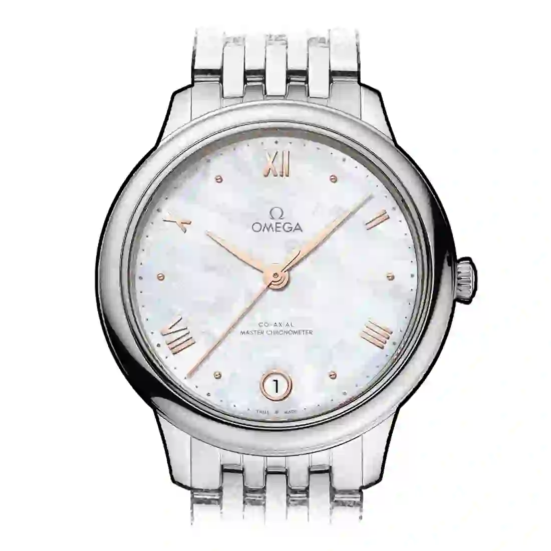 Omega De Ville Co-Axial Master Automatic Pearl White 34mm