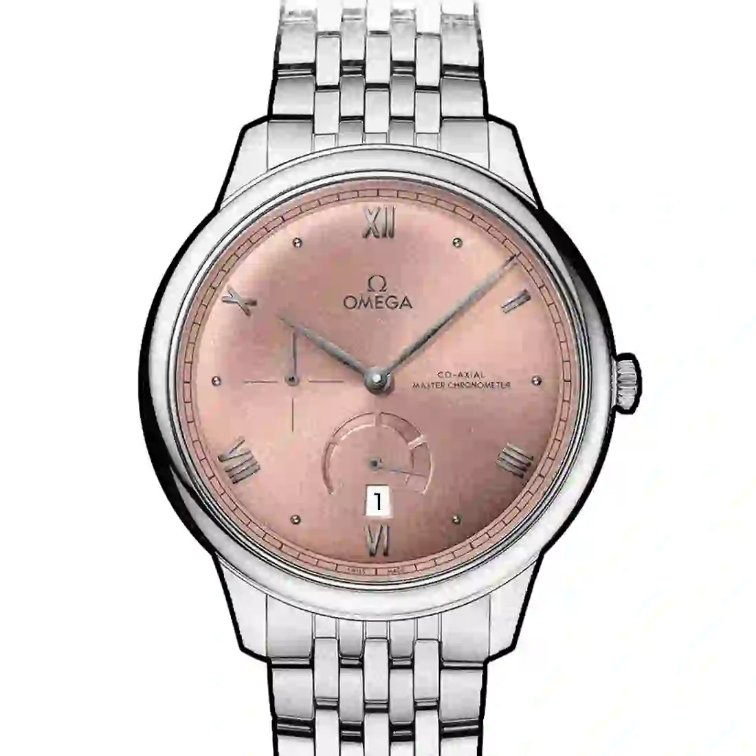 Omega De Ville Co-Axial Master Chronometer Gangreserve Automatic Pink 41mm