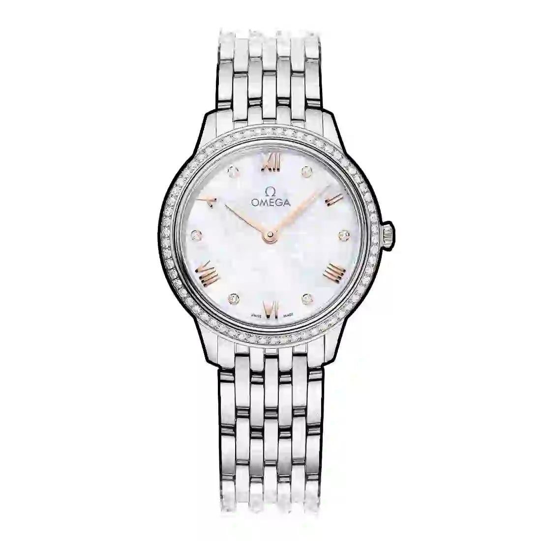 Omega De Ville Quartz White 27mm