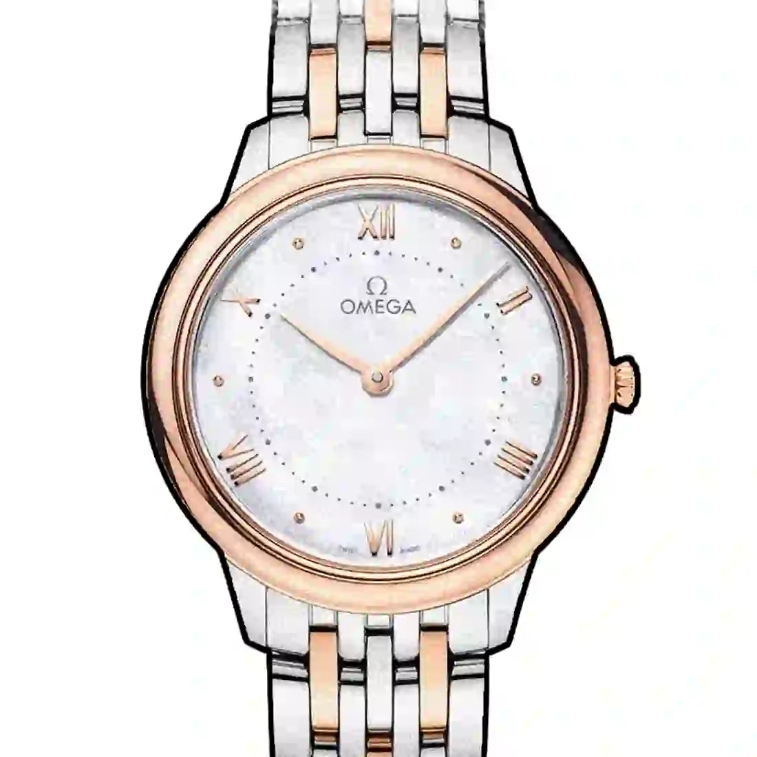 Omega De Ville Prestige Quartz Pearl White 30mm
