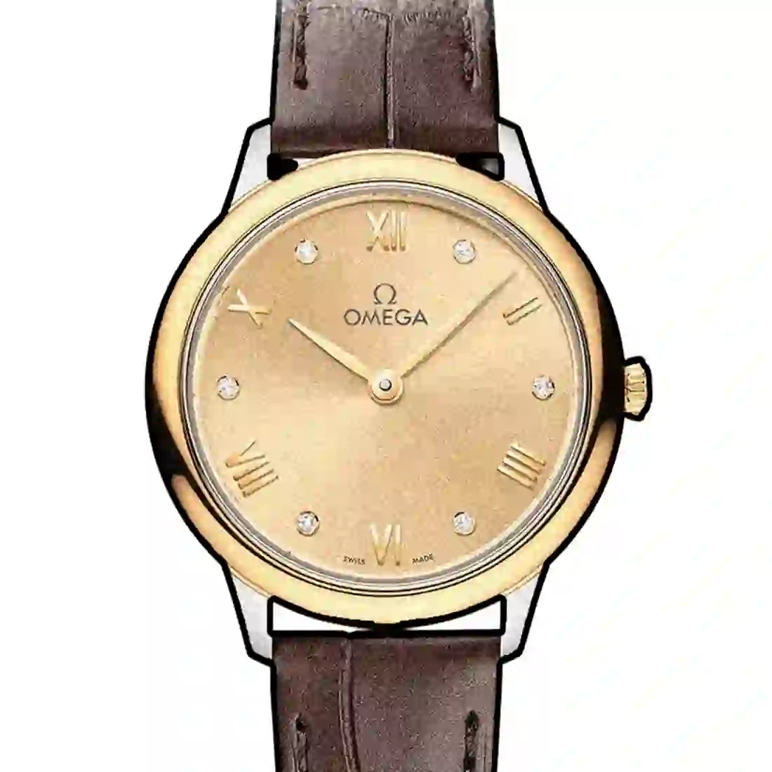 Omega De Ville Prestige Quartz Gold 28mm