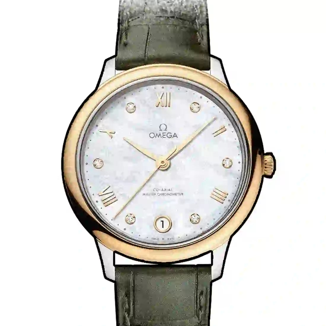Omega De Ville Co-Axial Master Automatic Pearl White 34mm