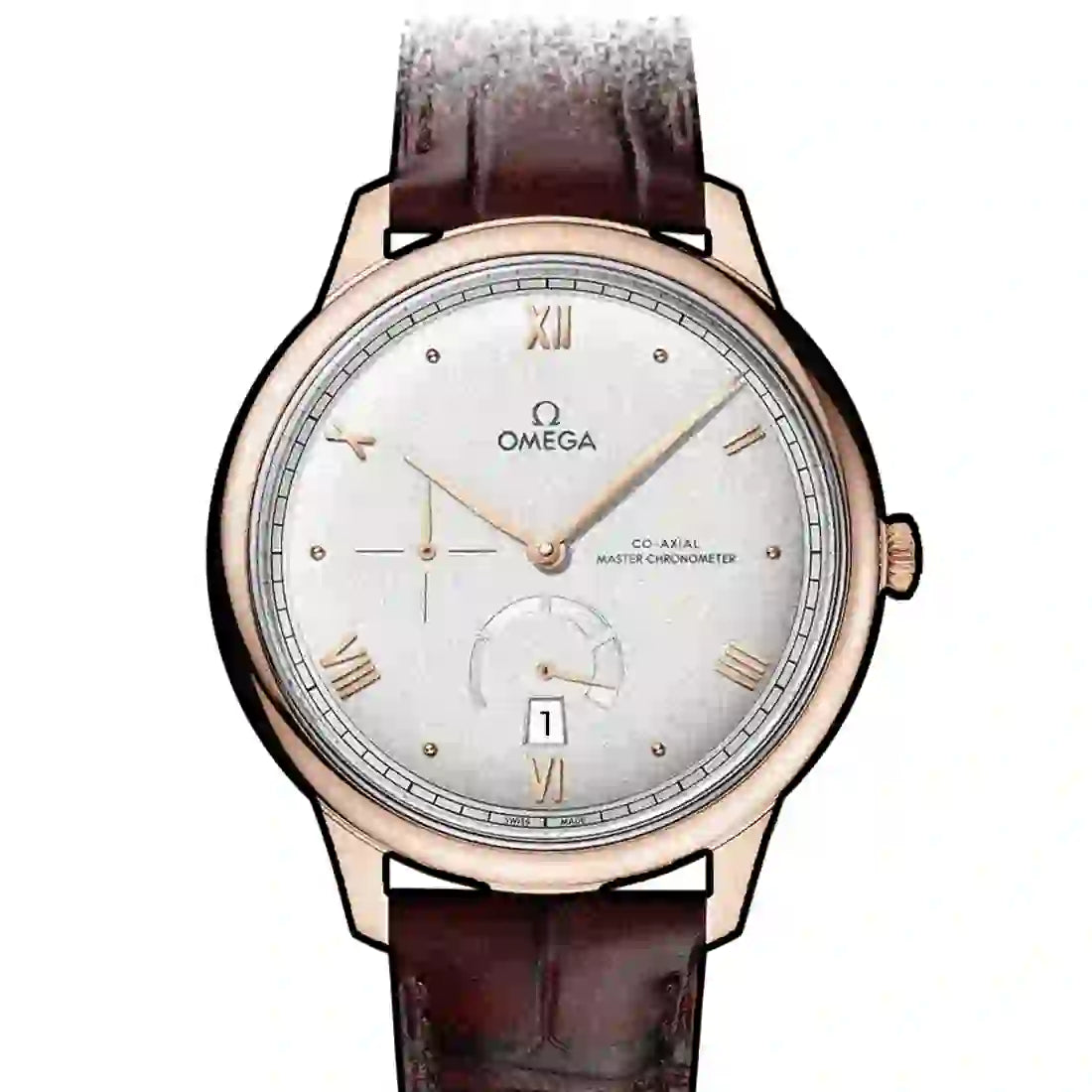 Omega De Ville Co-Axial Master Chronometer Gangreserve Automatic Silver 41mm