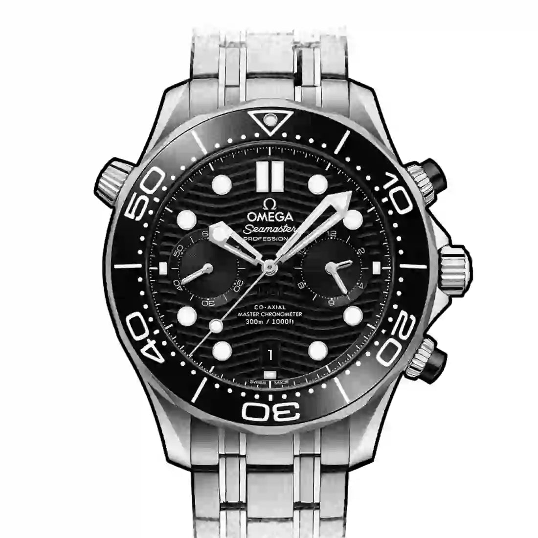 Omega Seamaster Automatic Black 44mm