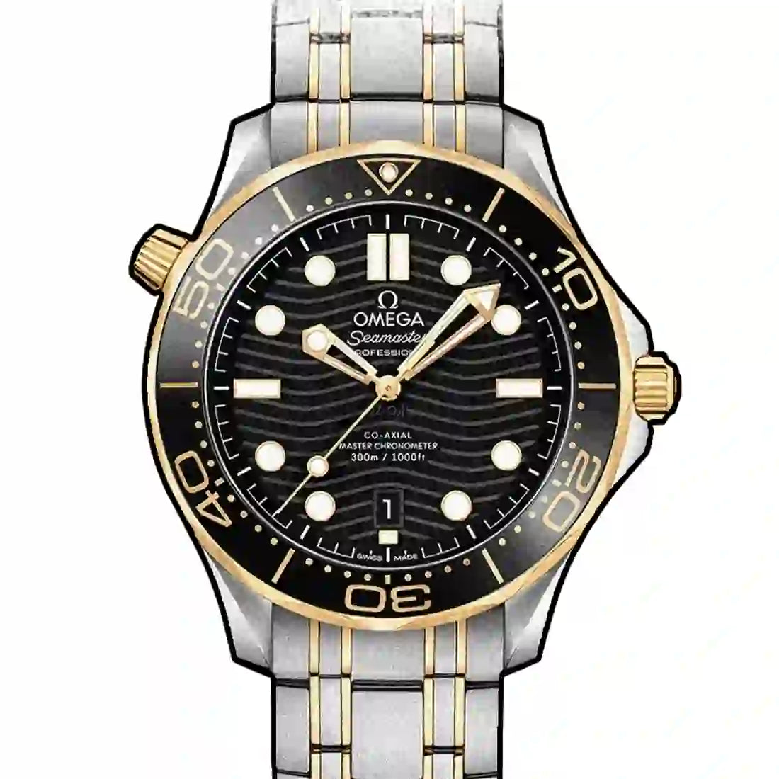 Omega Seamaster Diver 300 M Co-Axial Master Chronometer Automatic Black 42mm