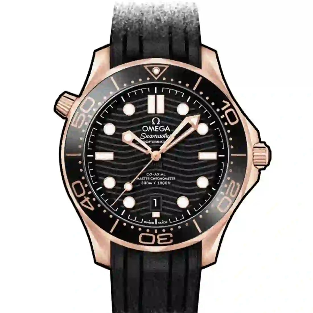 Omega Seamaster Automatic Black 42mm