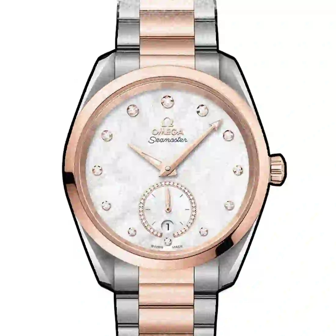 Omega Seamaster Aqua Terra 150M Co-Axial Master Chronometer Automatic Pearl White 38mm