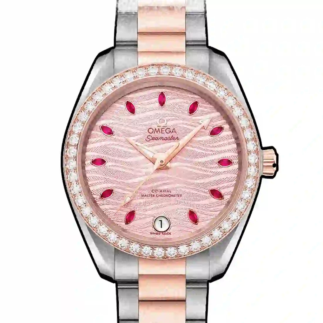Omega Seamaster Aqua Terra 150 M Co-Axial Master Chronometer Automatic Pink 34mm