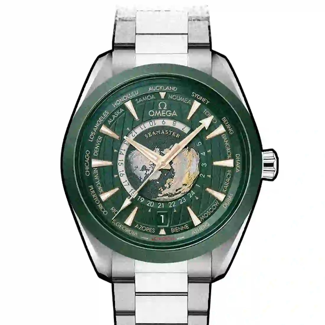 Omega Seamaster Aqua Terra 150M Co-Axial Master Ch Automatic Green 43mm