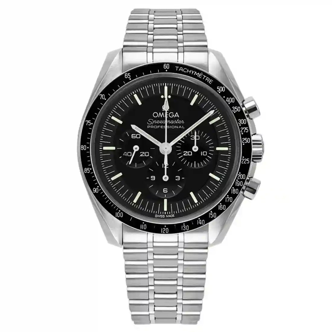 Omega Speedmaster Moonwatch Handaufzug Schwarz