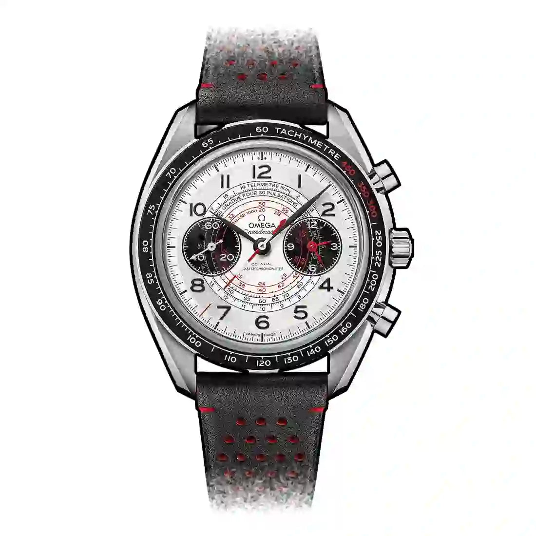 Omega Speedmaster Chronoscope Co-Axial Master Chronometer Chronographe Remontage Manuel Blanc 43mm