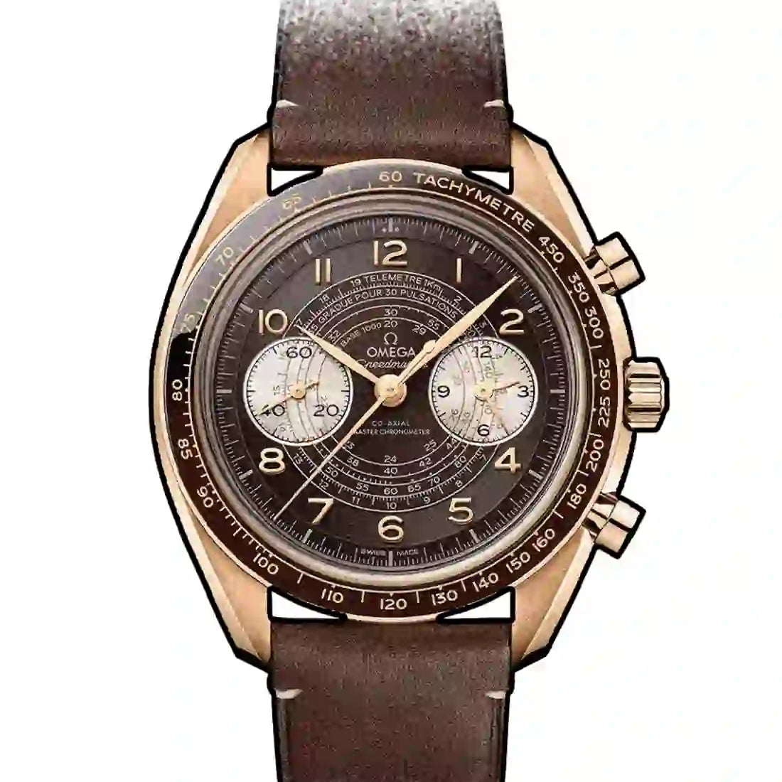 Omega Speedmaster Chronoscope Co-Axial Master Chronomètre Chronographe Remontage Manuel Brun 43mm