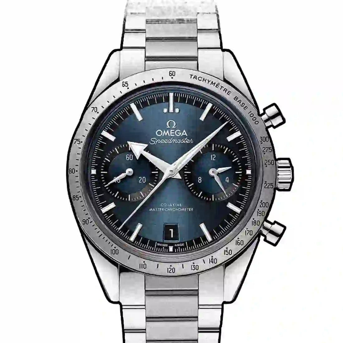 Omega Speedmaster Remontage Manuel Bleu 40mm