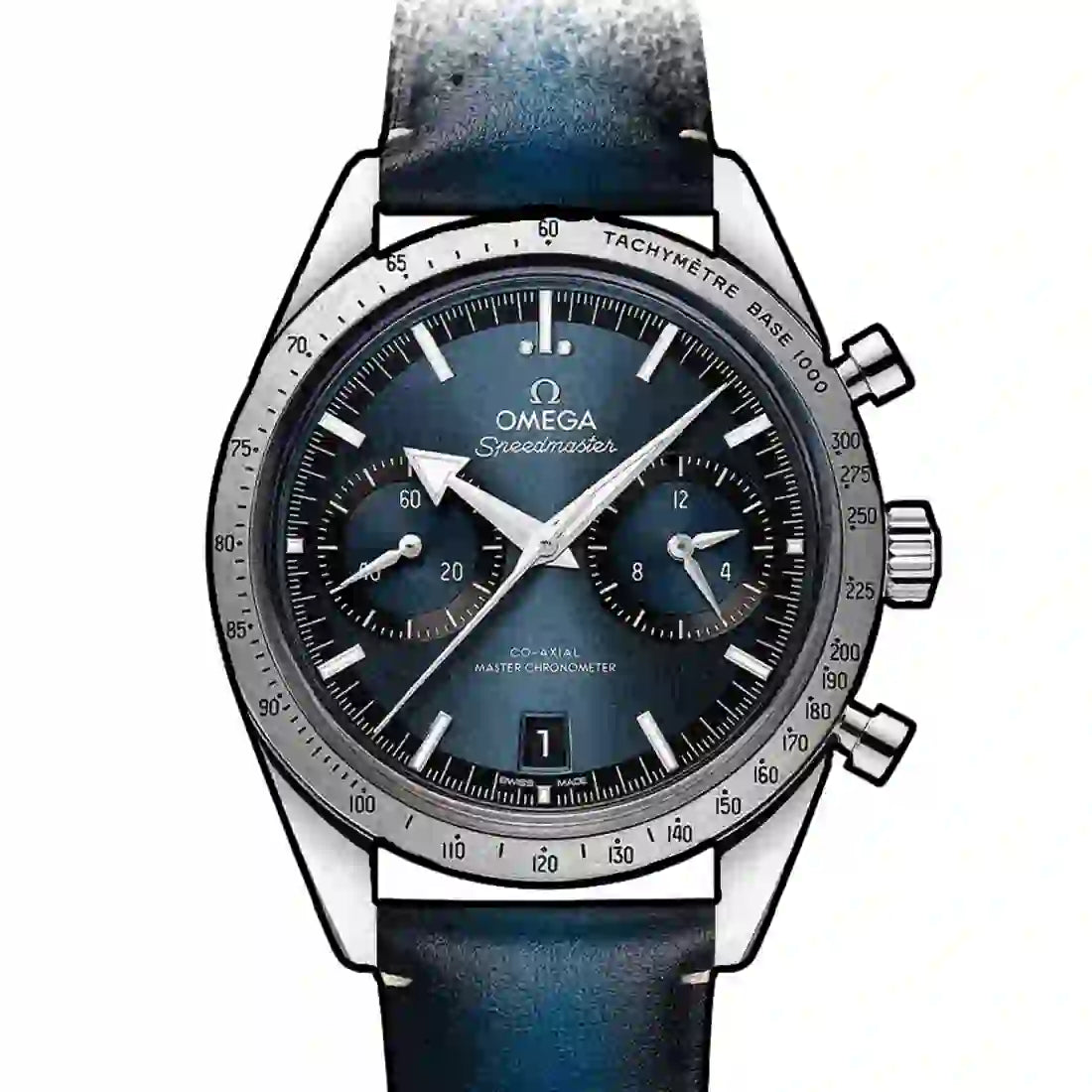 Omega Speedmaster '57 Remontage Manuel Bleu 40,5 mm